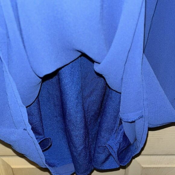 Naked Zebra Sleeveless Dress Cobalt Blue Elastic‎ Waist  Womens Small - Picture 6 of 12